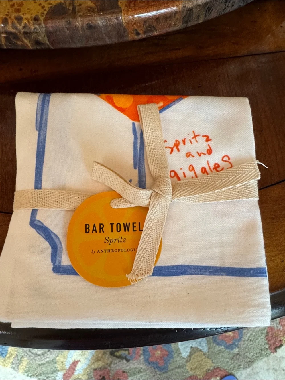Anthropologie Spritz & Giggles Bar Towel